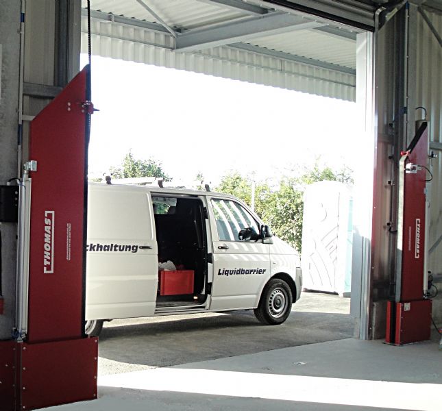 Automatische Barriere beidseitig vertikal drehbar (T AB BVD)